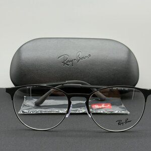 Ray Ban RB6375 2944 Matte Black Wire Eyeglasses Frames 51 18 145